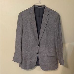 Stafford Gray Sport Coat with Notched Lapels and Structured Shoulders